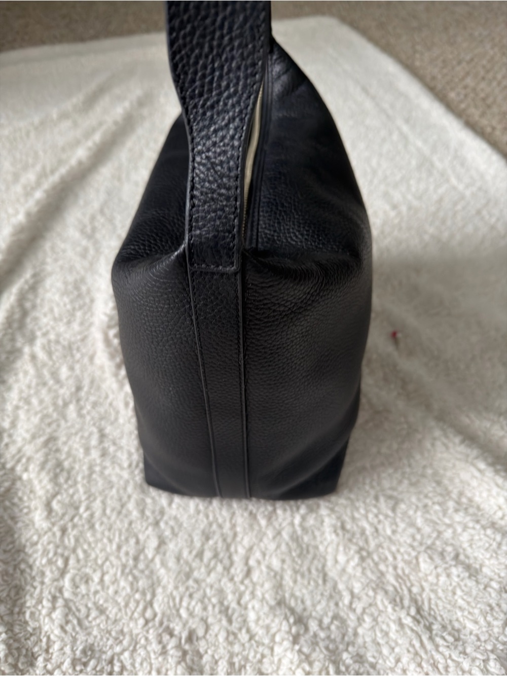 The Horse Black Pebbled Leather Shoulder Bag - Picture 5 of 11